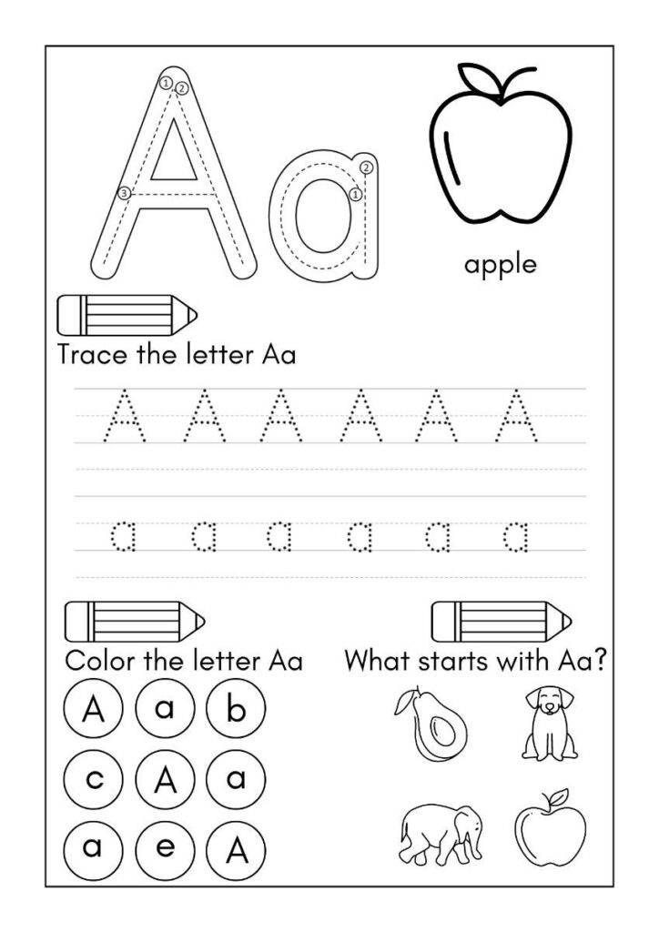 Kindergarten A-Z PDF Printable Worksheets | Alphabet worksheets … Kindergarten A-Z PDF Printable Worksheets | Alphabet worksheets ...