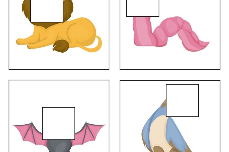 Kindergarten Cut And Glue Worksheets