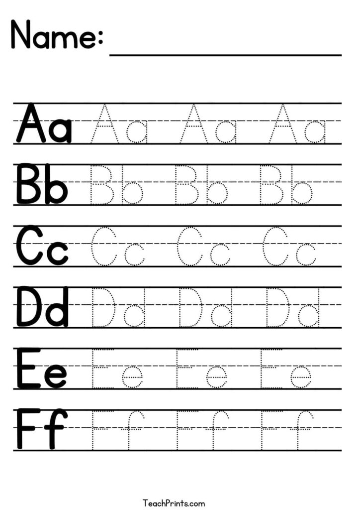Kindergarten Free Printable Pre Worksheets Tracing Letters - Infoupdate.org