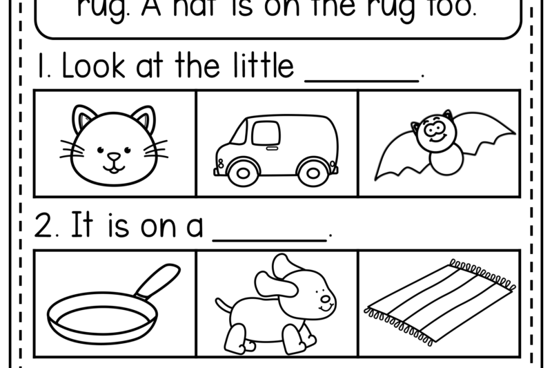 Kindergarten Reading Worksheets Free Printable