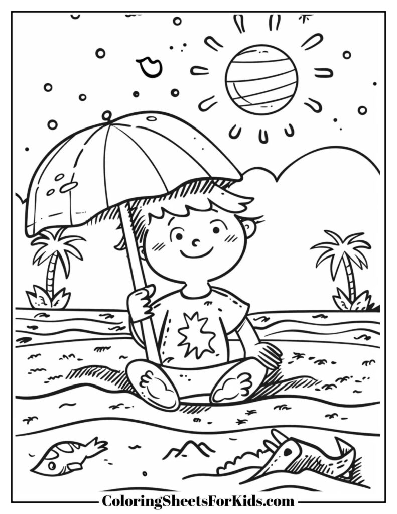 Kindergarten Summer Coloring Pages – Free to learn Kindergarten Summer Coloring Pages - Free to learn