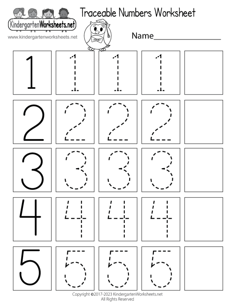 Kindergarten Worksheets
