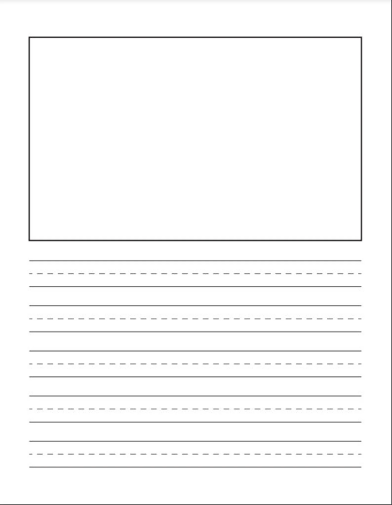 Kindergarten writing paper – Artofit