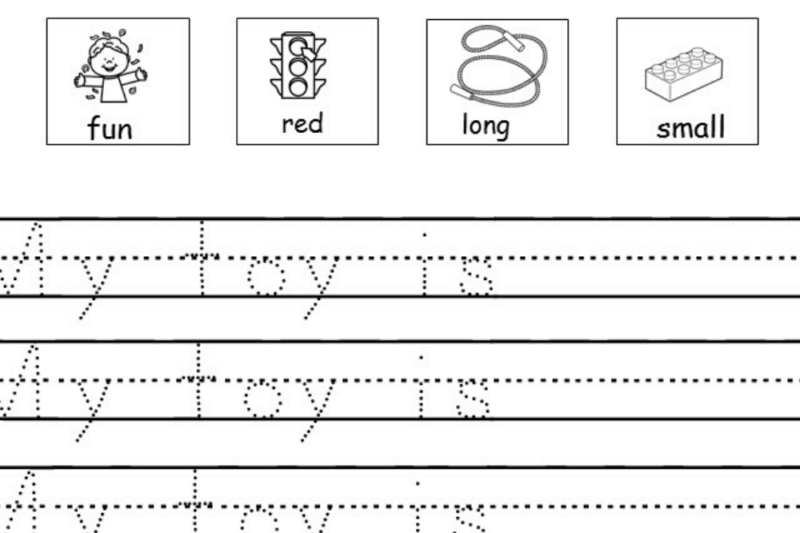 Kindergarten Writing Worksheets Free Printable