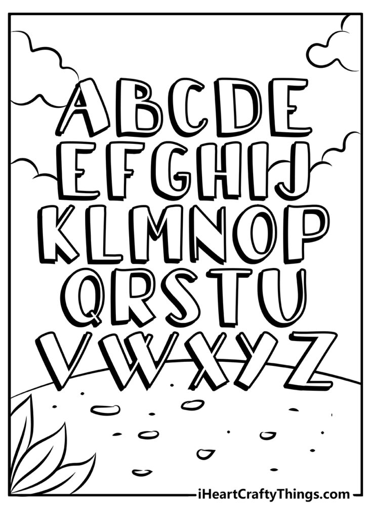 Letter Coloring Pages Free Printable - Infoupdate.org
