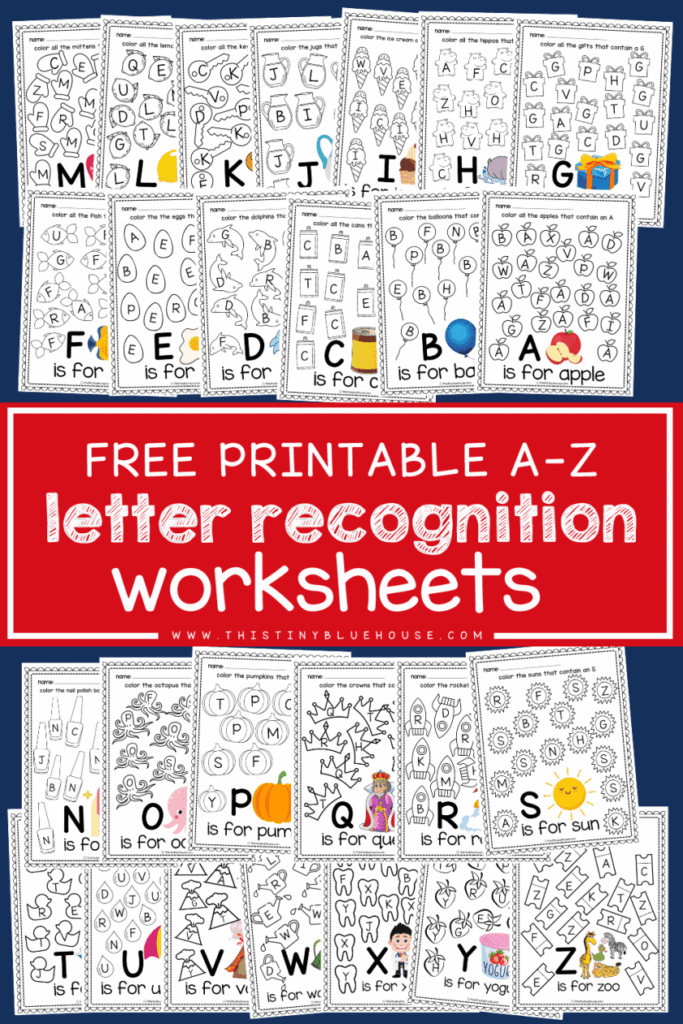 Letter Recognition Free Printable Worksheets - Letter Recognition Worksheet
