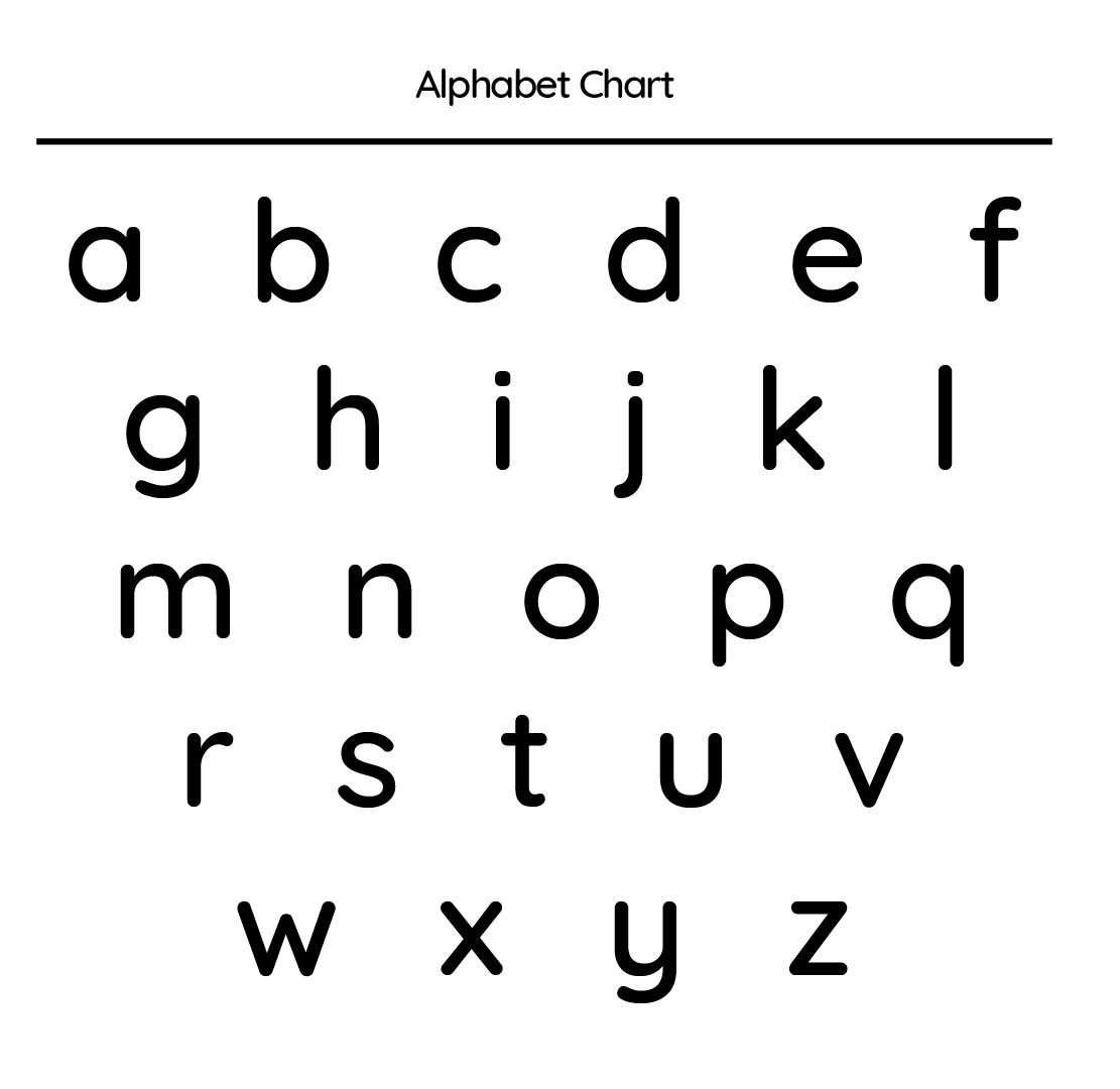Lower Case Letters To Print Free - Printable Lower Case Alphabet