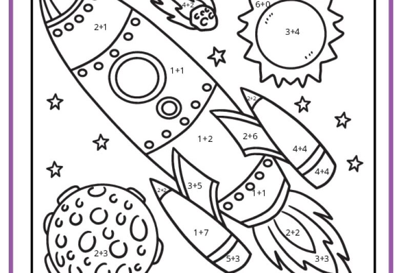 Math Color By Number Printables