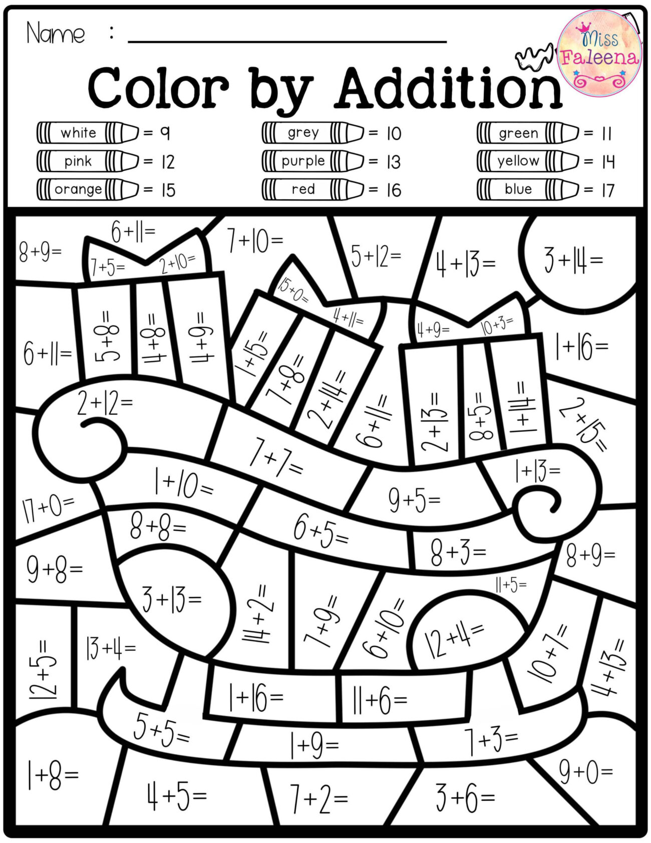 Math Coloring Sheets 2nd Grade - Christmas Addition Math Worksheets 2nd Grade Coloring ...