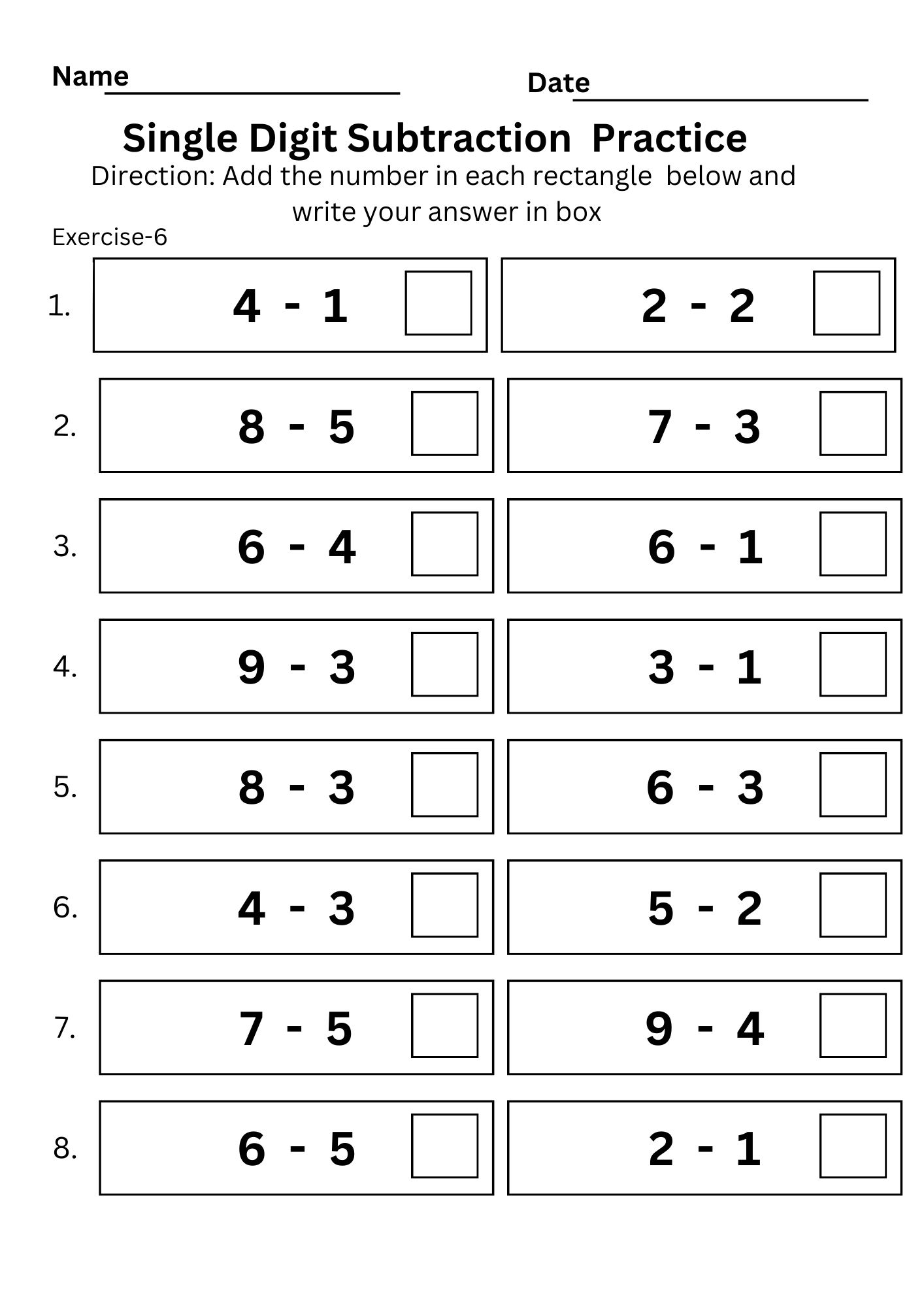 Engaging Math Pages For Kindergarten Printable featuring addition and subtraction exercises for kids