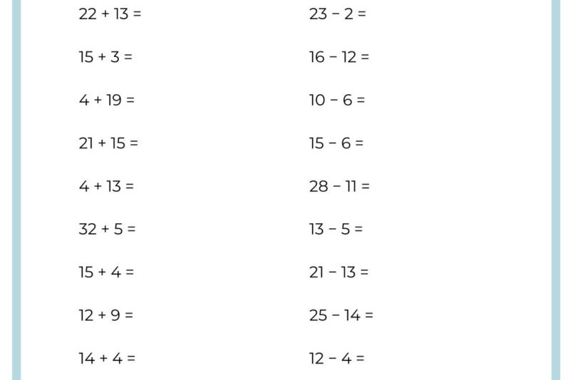 Math Problems For 8 Year Olds