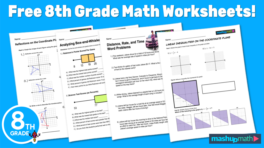 Math Problems For 8th Graders Worksheets – 8th Grade Math Problems Math Problems For 8th Graders Worksheets - 8th Grade Math Problems