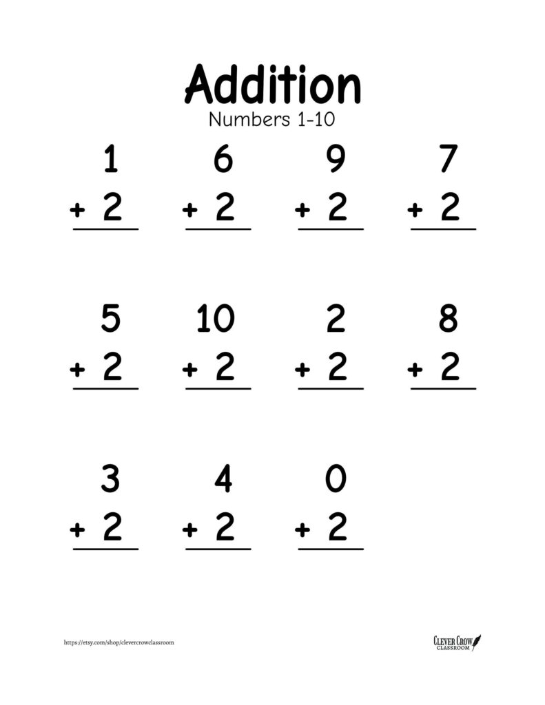 Math Worksheets Addition 1st Grade Math Worksheets Addition 1st Grade