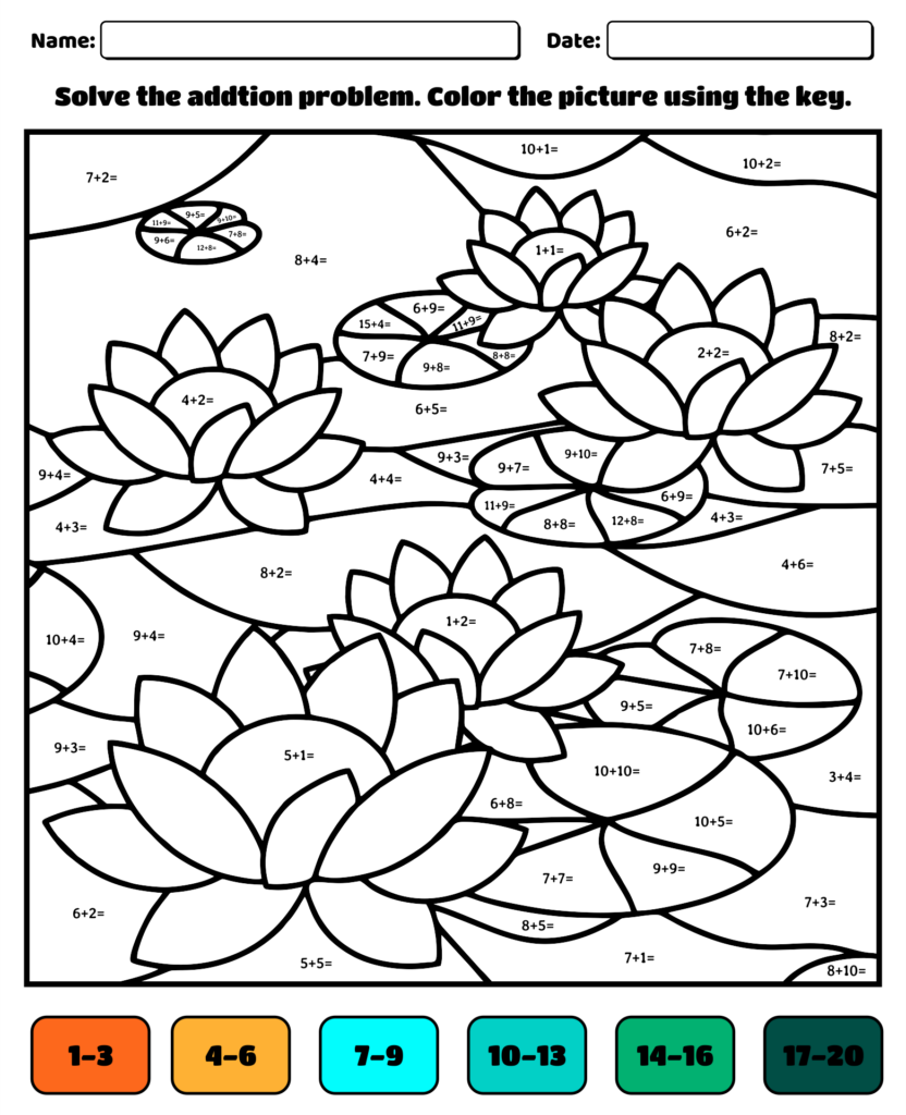 Math Worksheets Color By Numbers – 10 Free PDF Printables | Printablee Math Worksheets Color By Numbers - 10 Free PDF Printables | Printablee