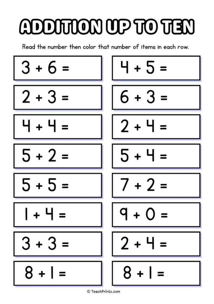 Math Worksheets For 10 Year Olds Worksheets On Counting Numbers For
