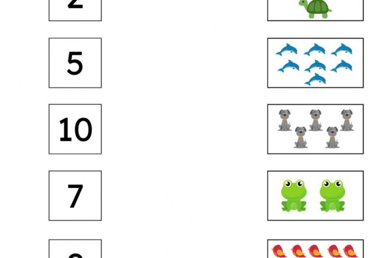 Math Worksheets For 4 Year Olds