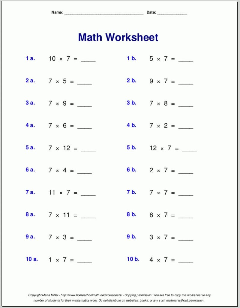 Math Worksheets For 6Th Graders Free Printable Math Worksheets For 6Th Graders Free Printable