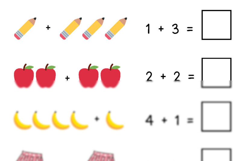 Math Worksheets For Pre K To Kindergarten
