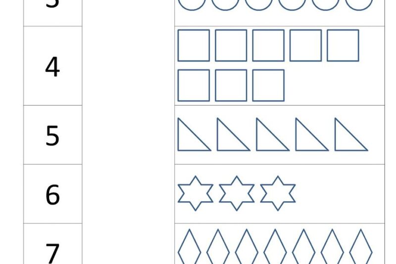 Maths For 5 Year Olds Worksheets