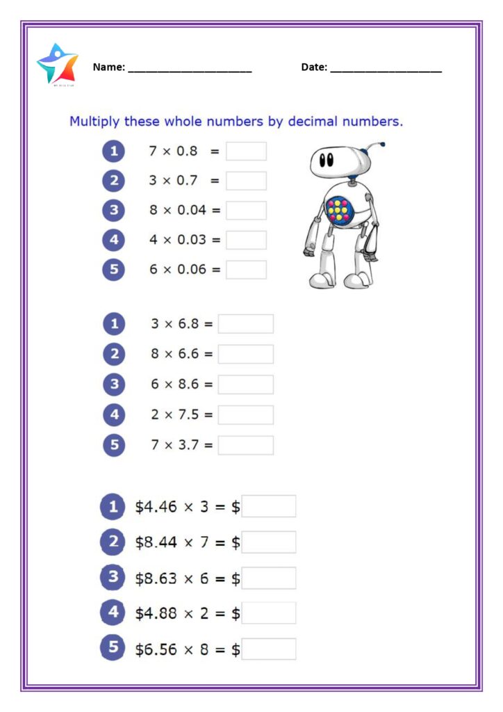 Maths Worksheets For Grade 4 Maths Worksheets For Grade 4