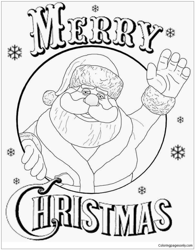 Merry Christmas Colouring Pages Printable – CJWXVR