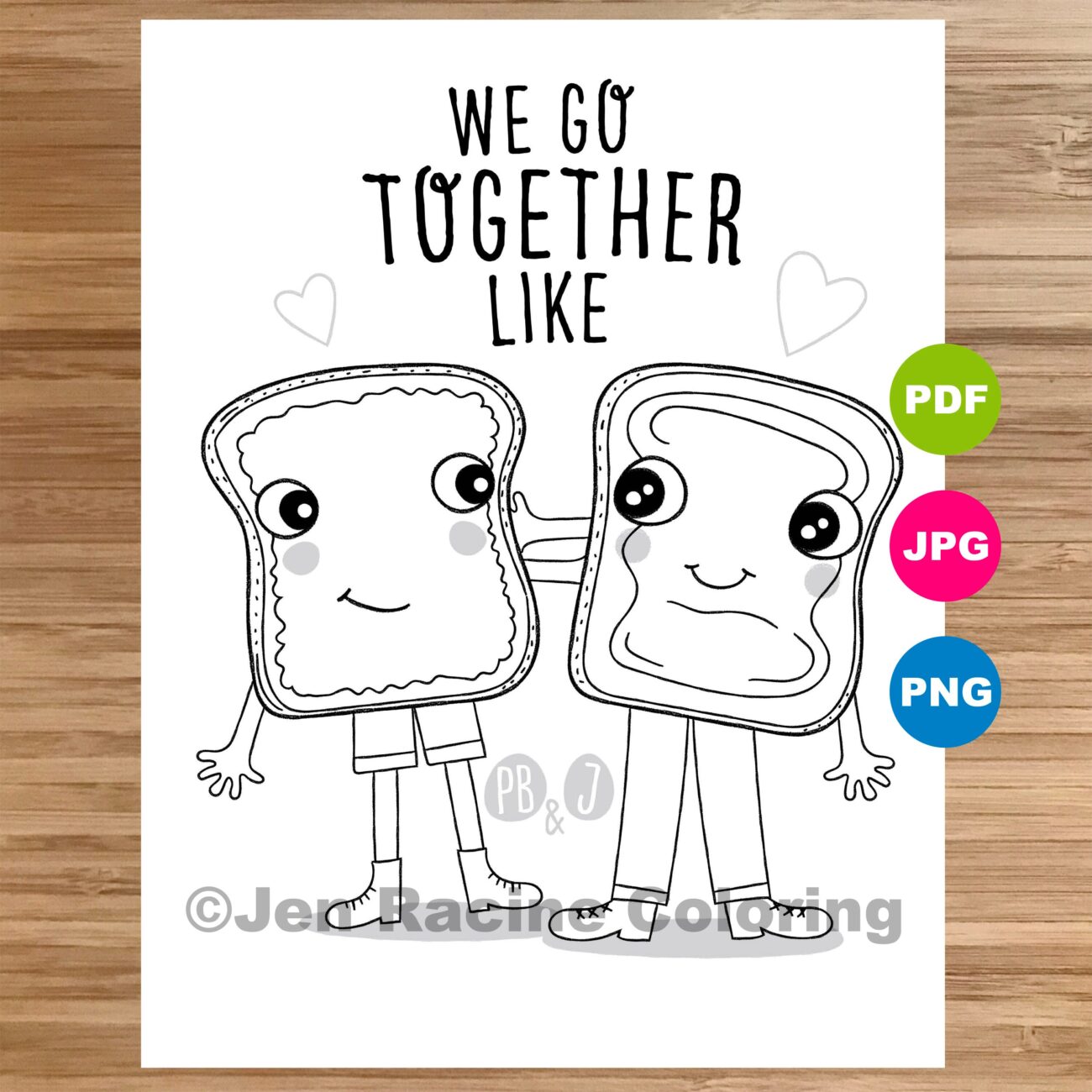 My Pb&J Coloring Pages - Peanut Butter And Jelly Coloring Pages [2025]