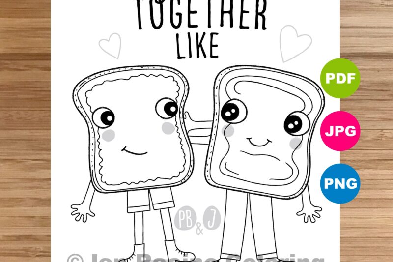 My Pb&J Coloring Pages