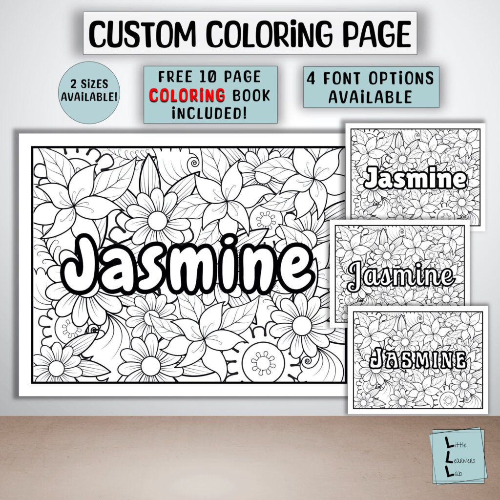 Name Coloring Pages