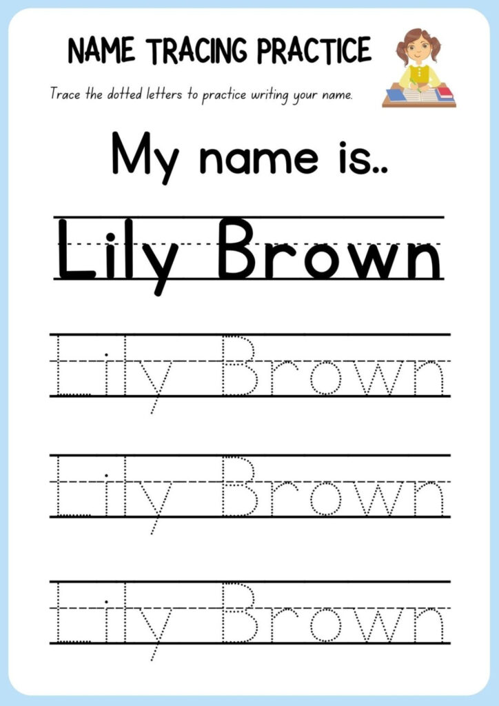 Name Tracing Booklet - Name Tracing Worksheets
