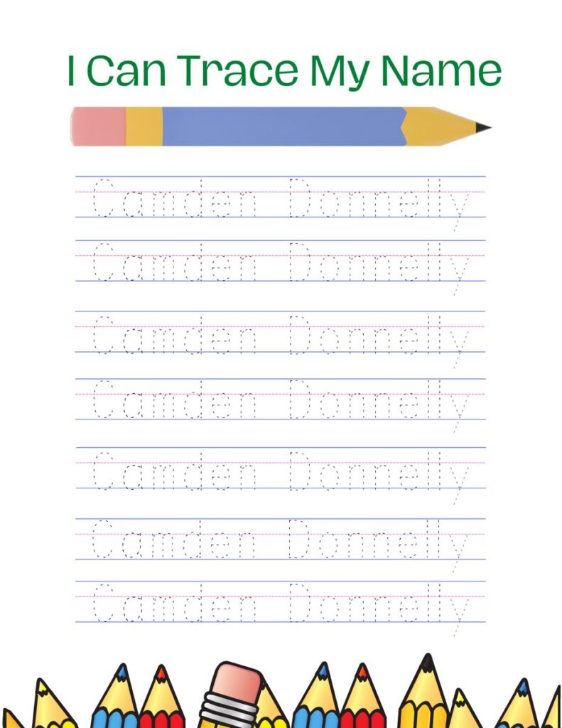 Name Tracing Editable Practice Name Tracing and Writing Sheets and ...