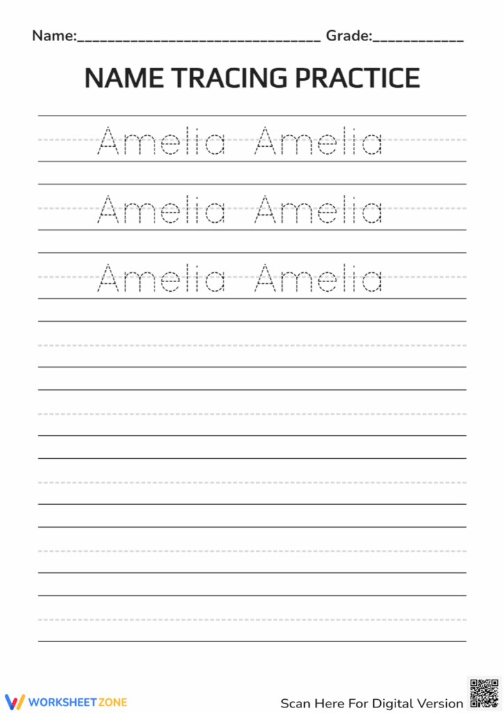 Name Tracing Editable Practice Name Tracing and Writing Sheets and ...