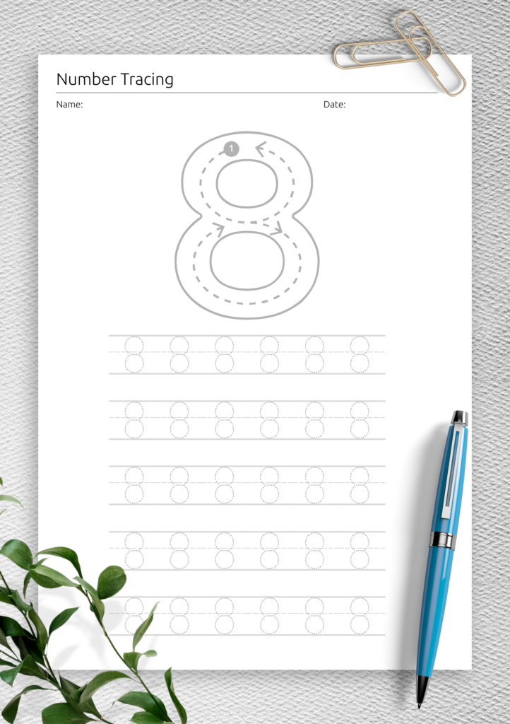 Number 8 Worksheets For Preschool - Adriansonfifth