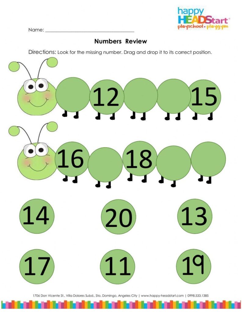 Number 9 Review Worksheet (Color) | MyTeachingStation.com - Worksheets ...