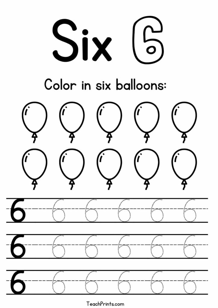 Number 9 Tracing Worksheets - Free Printables - Teach Prints