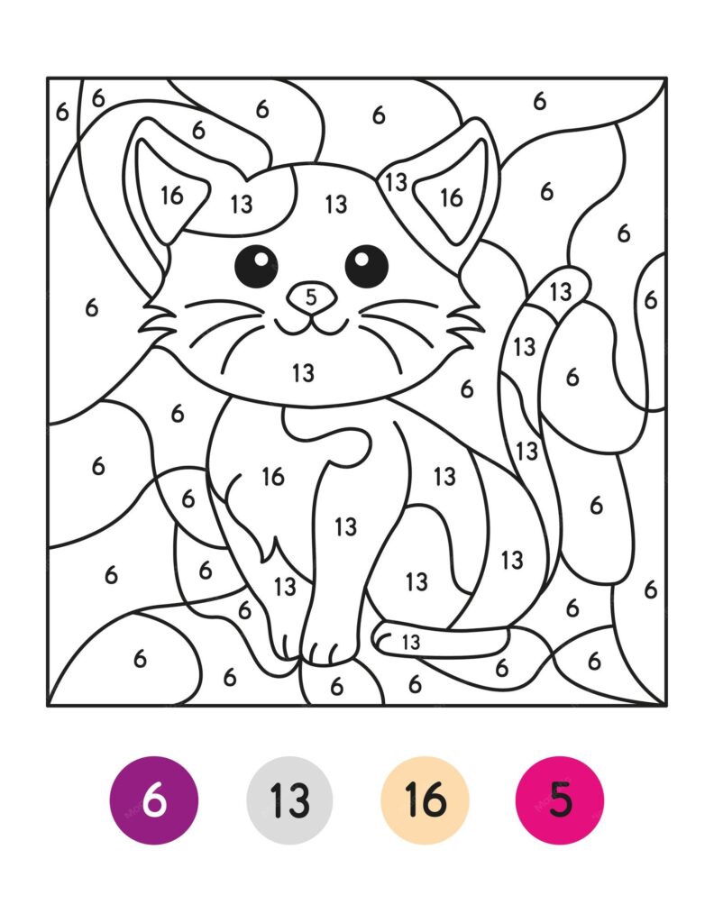 Number Coloring Sheets Printable: Fun and Educational Activities for ...