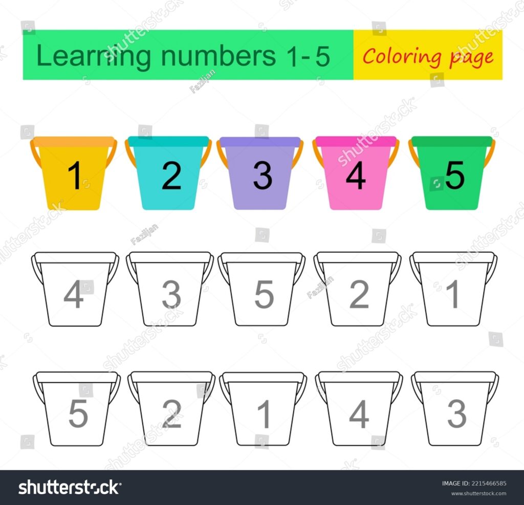 Numbers 1 5 Coloring Pages [2025]