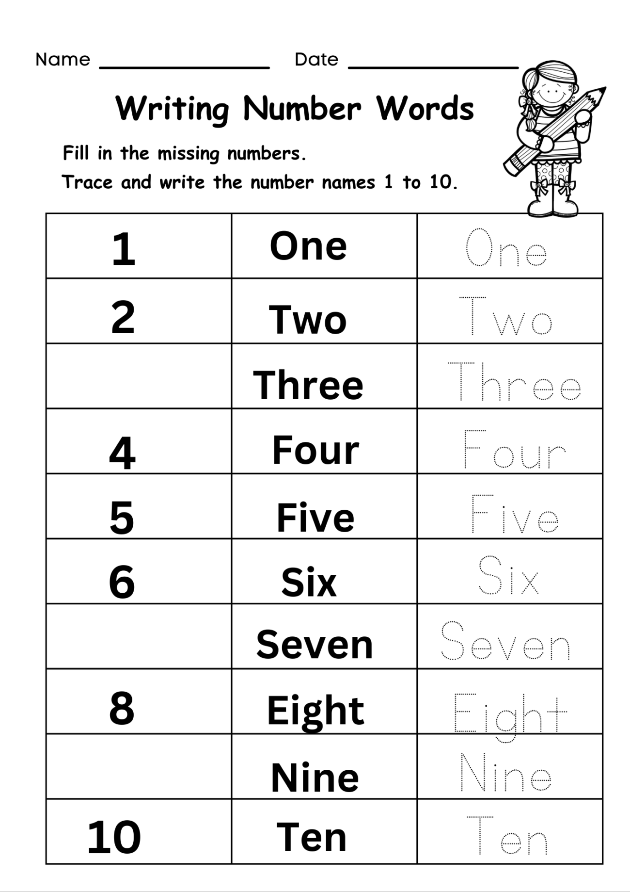 Numerals And Number Words Worksheets - Worksheets On Number Names Recognise 'ty' And Teen' Numbers | IUgo