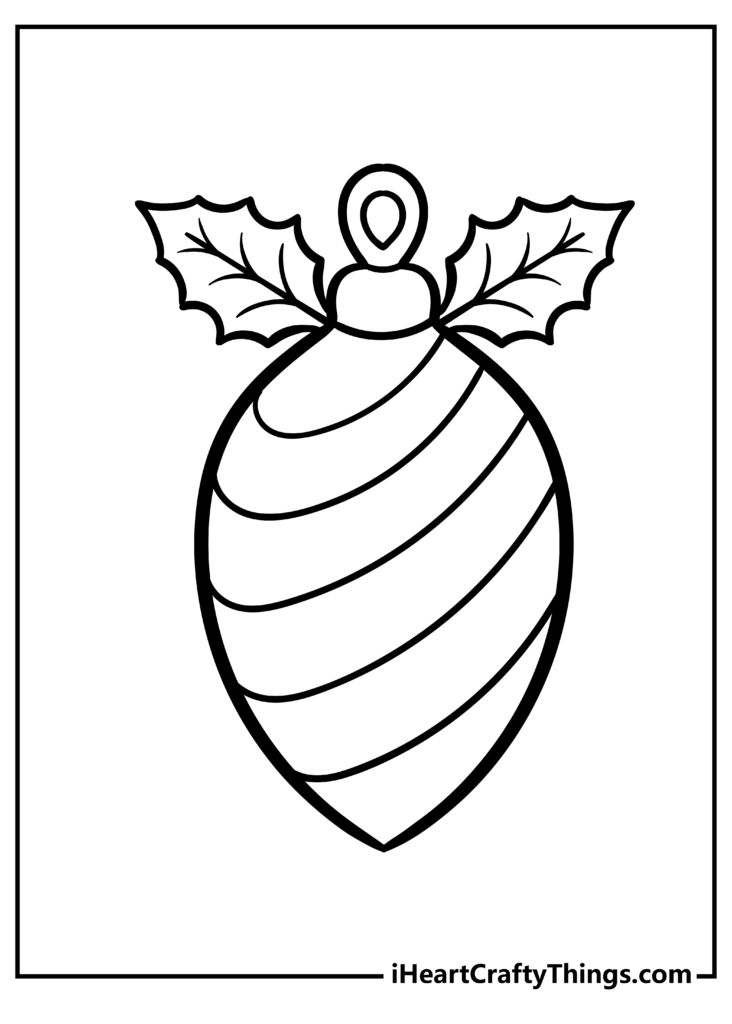 Ornament Coloring Pages Free Printable - Christmas Ornaments Printable Coloring Sheets Free Printable Reindeer