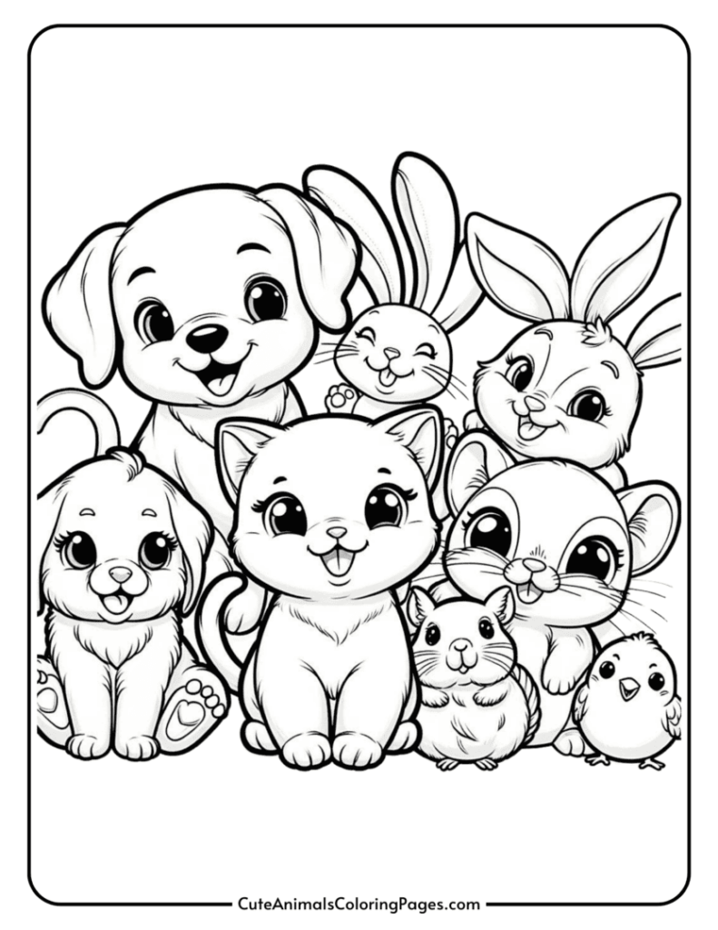 Pet Coloring Pages Free Printable - Free Printable Coloring Pages Pets