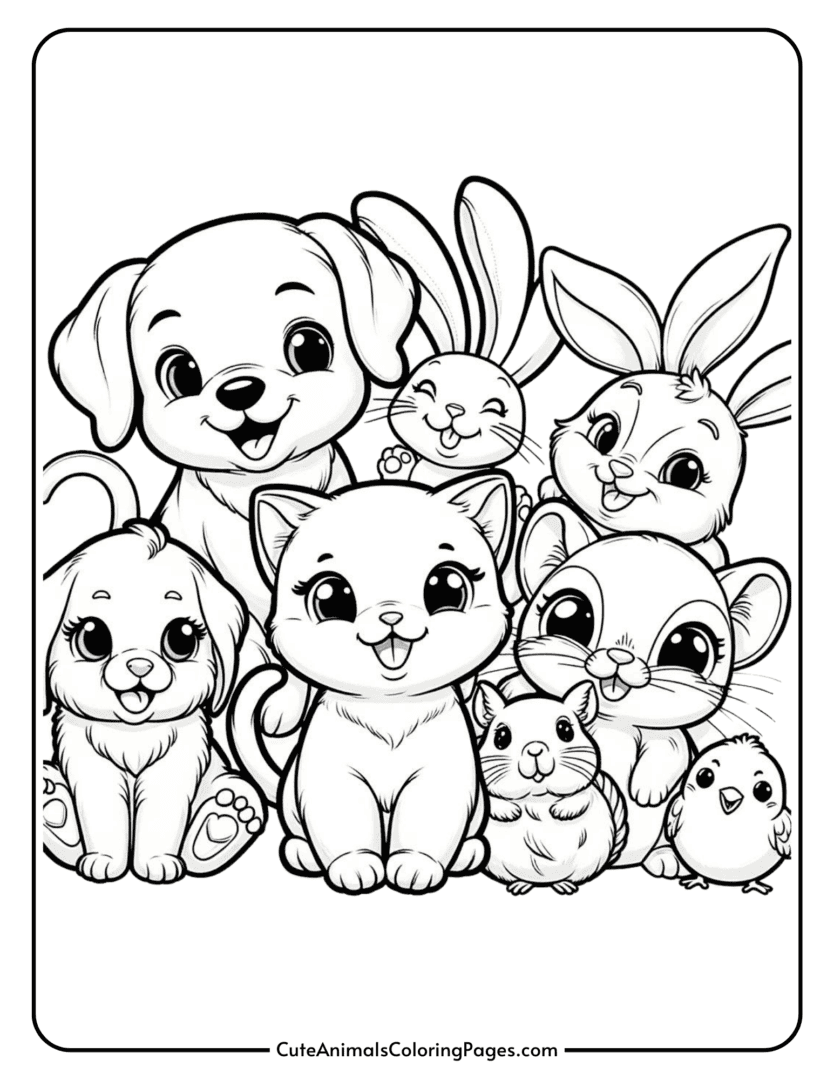 Pet Coloring Pages Free Printable - Free Printable Coloring Pages Pets