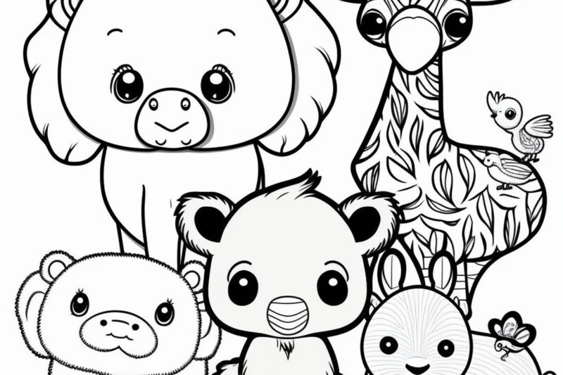Picture Of Animals To Color