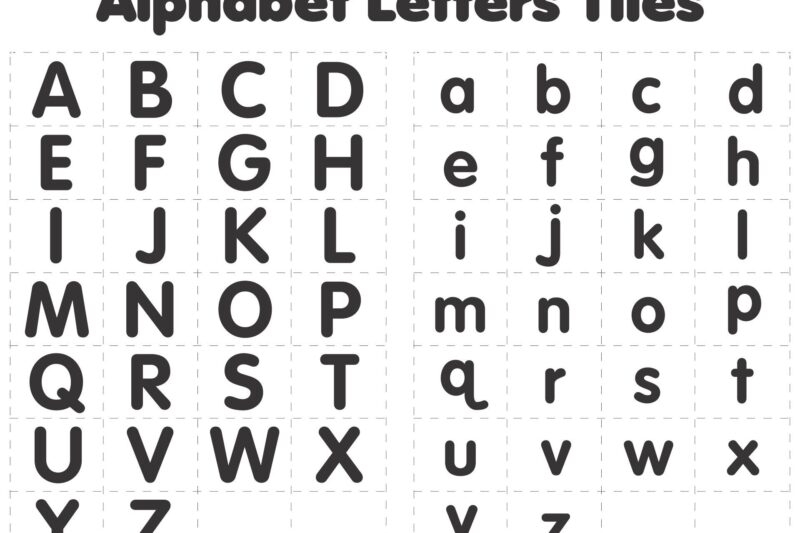 Pictures Of Alphabet Letters To Print
