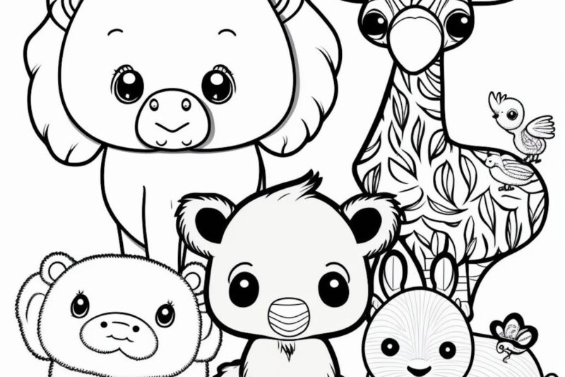 Pictures Of Animals For Coloring
