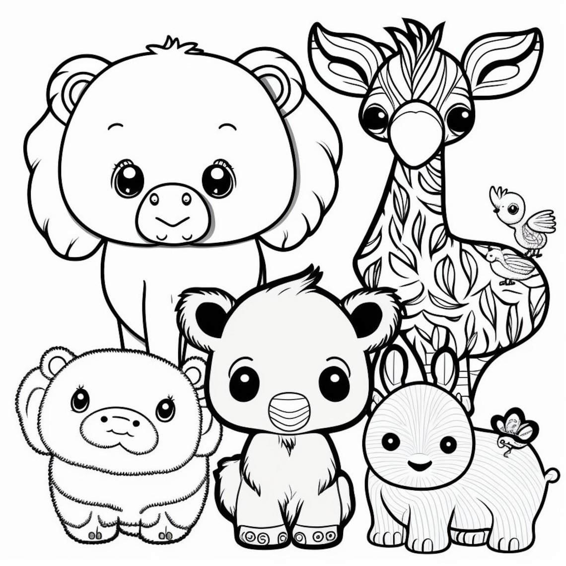 Pictures Of Animals For Coloring - Animal Coloring Pages for Kids, Coloring Pages, Printable, Animals ...