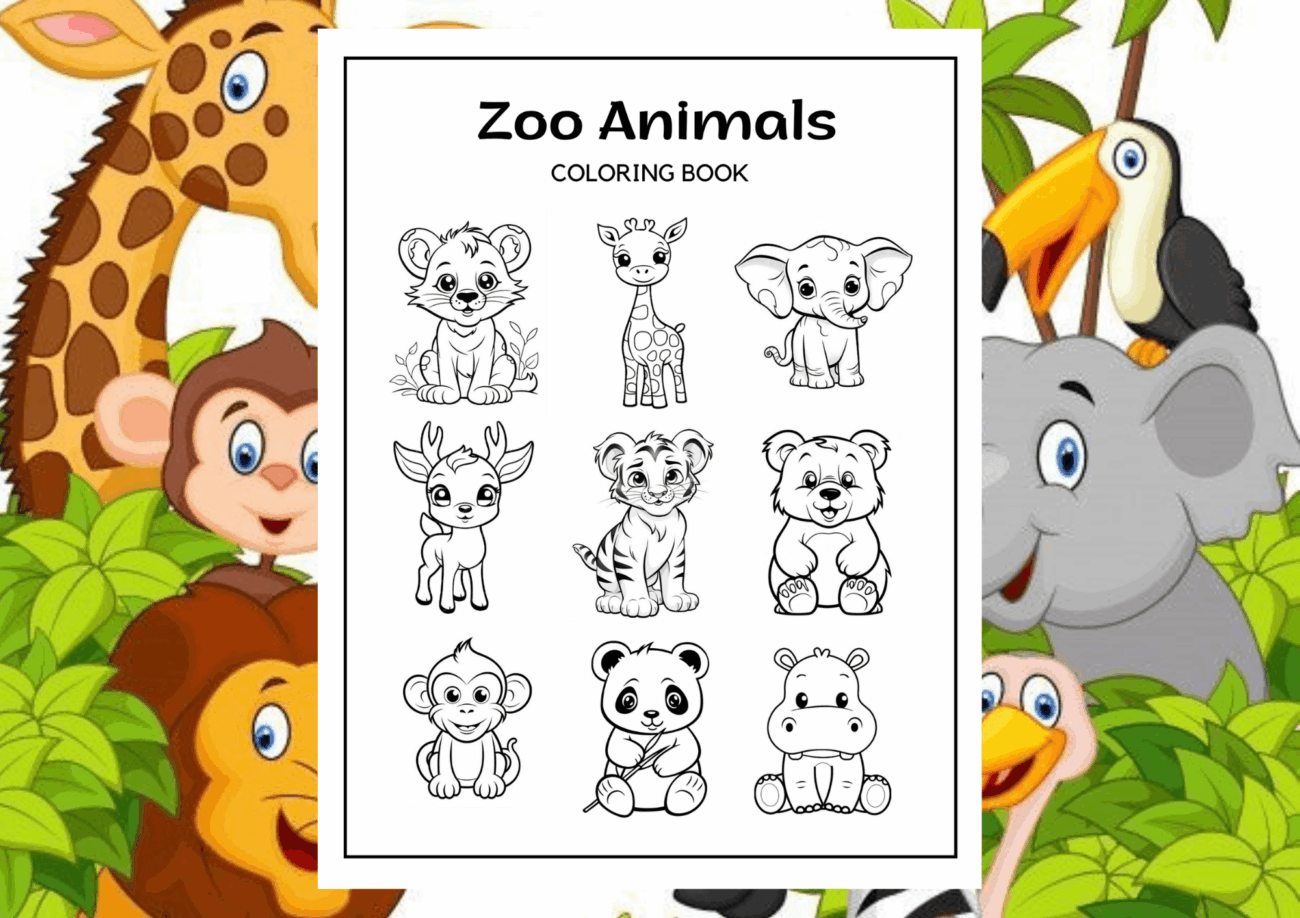 Pictures Of Zoo Animals To Print - Printable Zoo Animal Coloring Pages [2025]