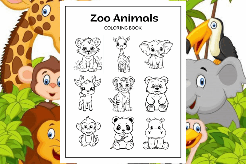 Pictures Of Zoo Animals To Print