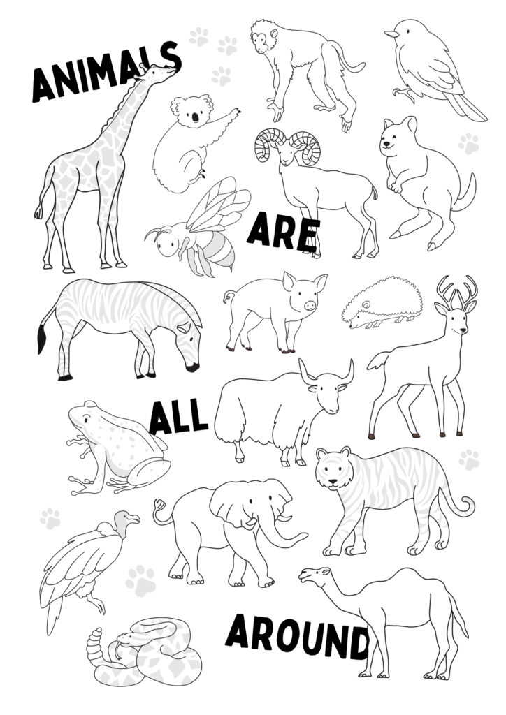 Pictures To Print Of Animals - Free Animals Coloring Pages: Printable - Worksheets Library