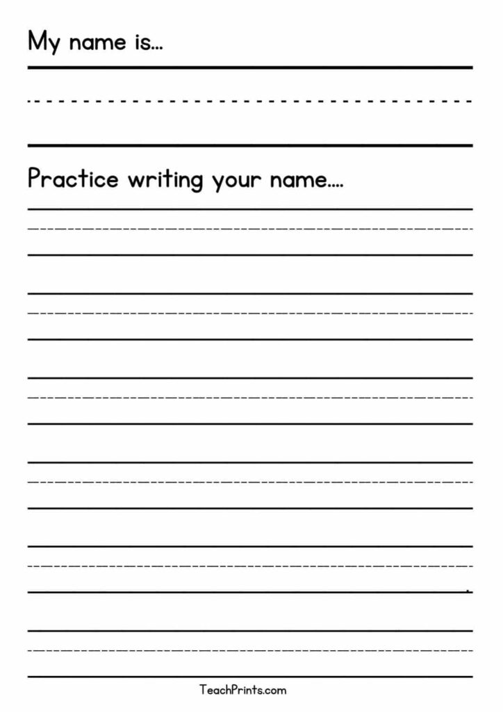 Practice Writing Your Name Worksheet - Fun Way 1st Graders Name Writing Practice Worksheets Images