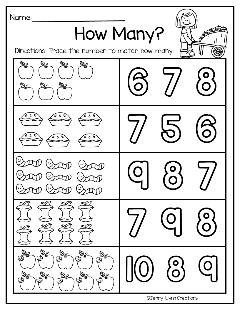 Pre K And Kindergarten Math Worksheets - Preschool math worksheets - Free Pre-K PDF printable worksheets ...