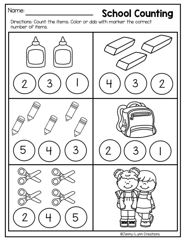 Pre K Pages Math | Free Pre K Math Worksheets – IUIJ